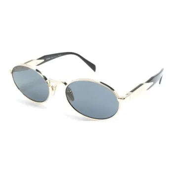 PRADA Logo engraved Oval frame Sunglasses