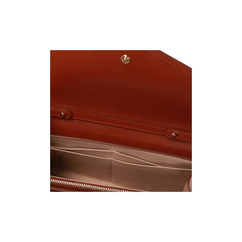 Chloe Chloé Bags Cow Leather Shoulder Bag, Crossbody Bag Women's Brown-3