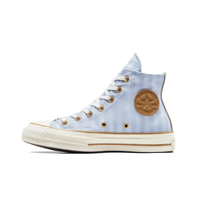 Converse Chuck 70 Anti Slip Wear Resistant High Top Canvas Shoes Unisex Blue-0