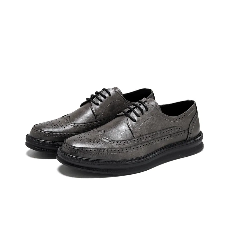 Cachiotti Dress Shoes Men Low Top Black/Light Brown/White/Gray/Glossy Leather-21