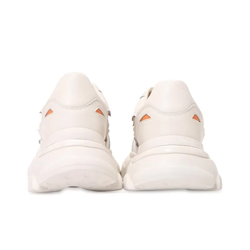 DUMPTY x KENTTI Low-Top Chunky Sneakers Women's Beige-3
