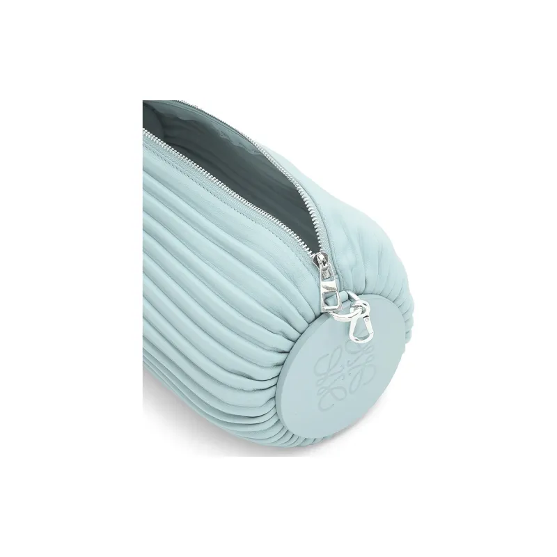 LOEWE Nappa Sheep Leather Shoulder Bag Crossbody Bag Handbag Women's Glacier Blue-3