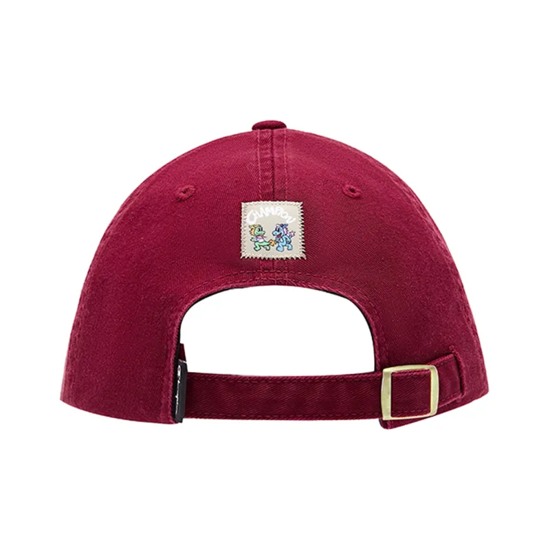 Champion Cotton Baseball Caps Unisex Red-3