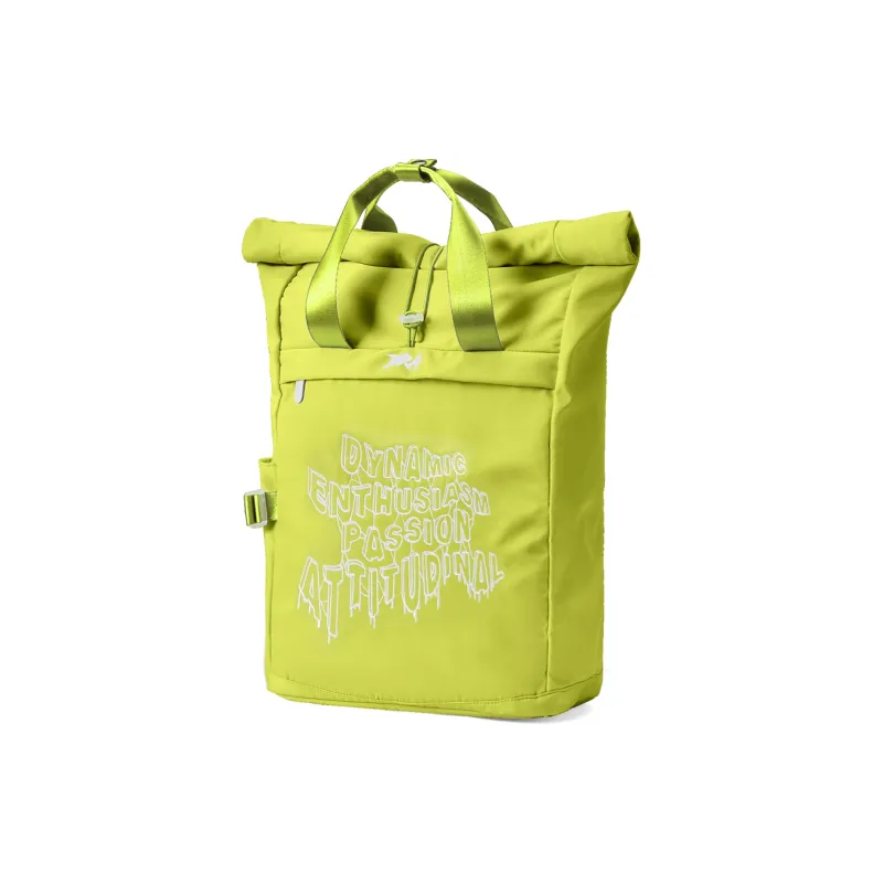DRACONITE Polyester Students Backpack Unisex Lime Neon Green-1