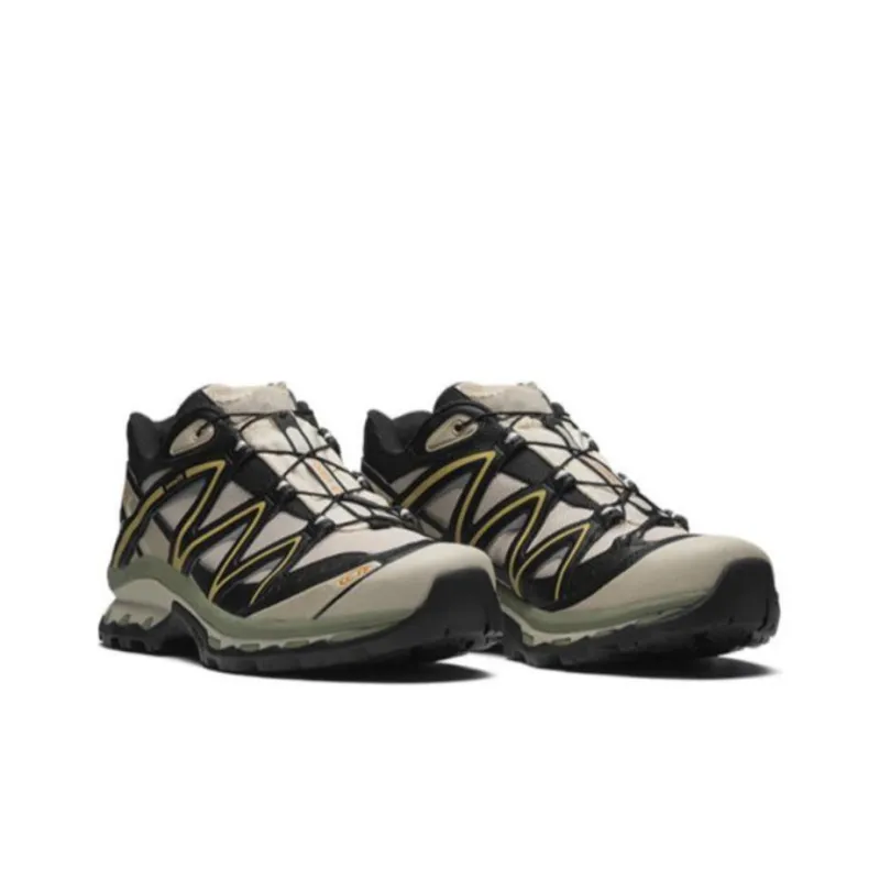 SALOMON XT-Quest GTX Cushioned Wear-Resistant Water-Resistant Low-Top Outdoor Shoes Unisex Beige Umber-4