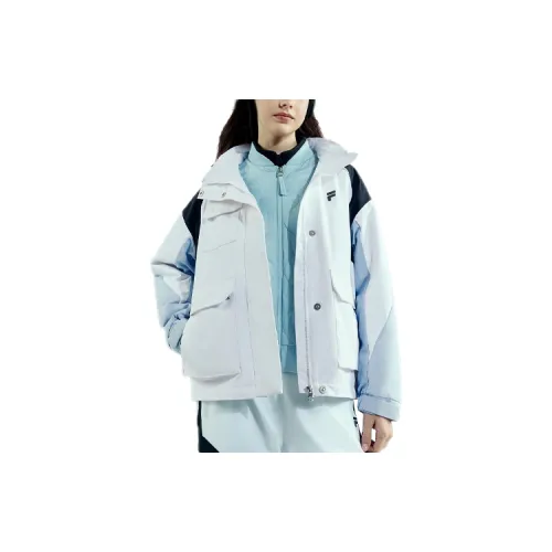 FILA FUSION Puffer Jackets Women's Standard White