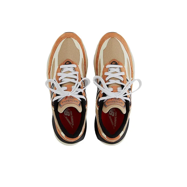 New Balance 990v6 MiUSA Teddy Santis Sepia Orange-3