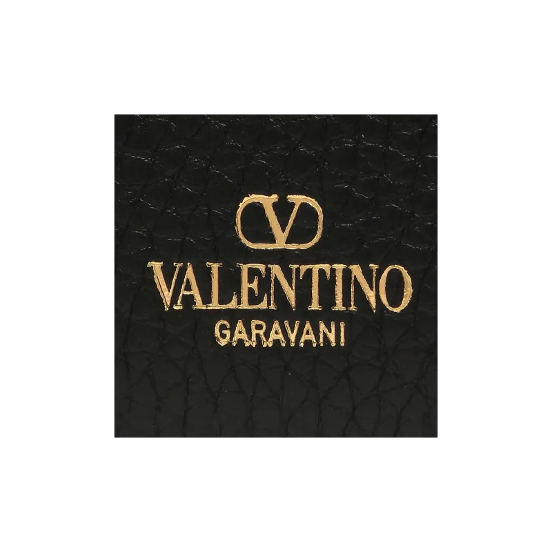 Valentino GARAVANI Leather Coin Purse Women's Black-7