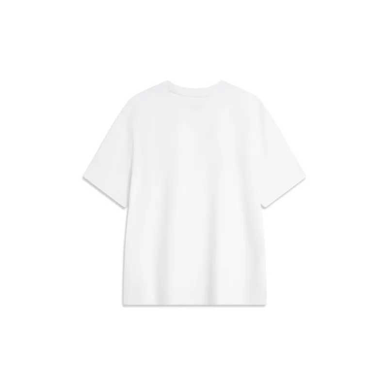 LiNing Weekend Youth Sports Fashion Collection T-Shirt Unisex Ivory-1