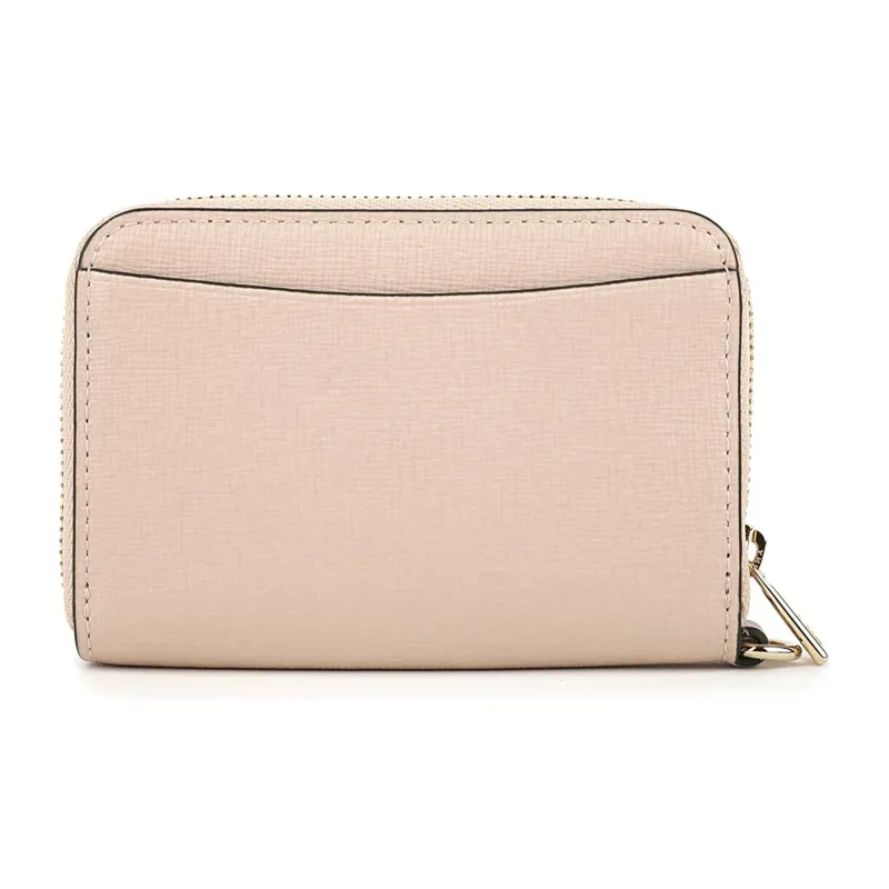 Furla Leather Wallet Mini Women's Beige-2