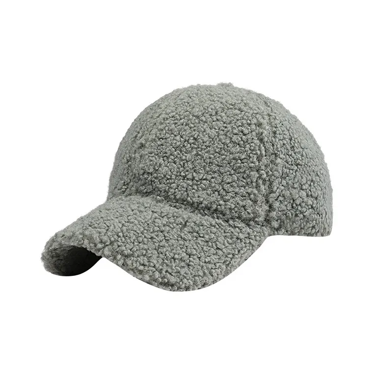 EEEENO Lambswool Baseball Caps Unisex-14