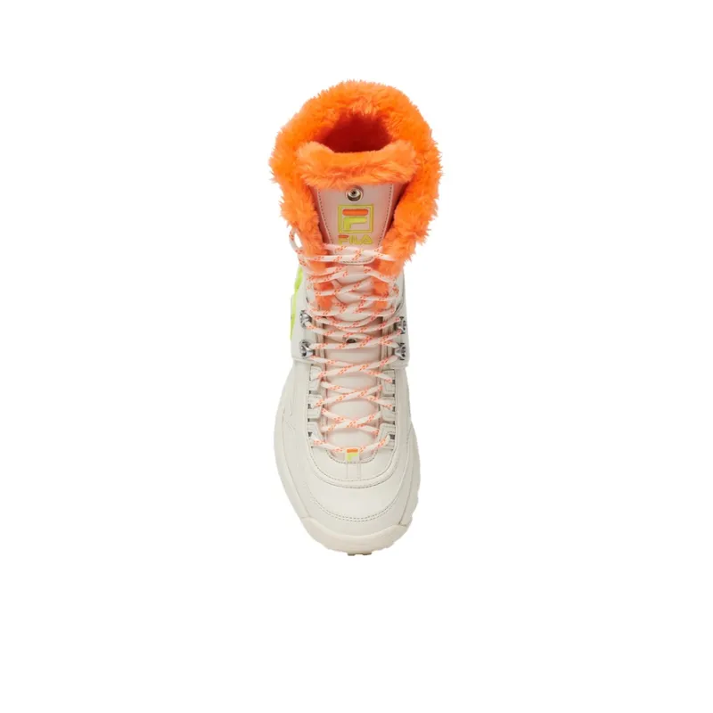 FILA Disruptor Boot Thermal Waterproof Abrasion Resistant Knee High Snow Boots Women's White-2