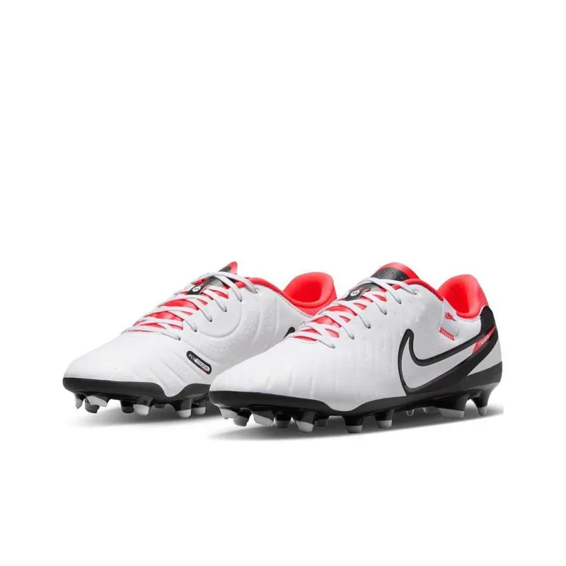 Nike Tiempo Legend X Academy Mg 'White Black Bright Crimson'-2