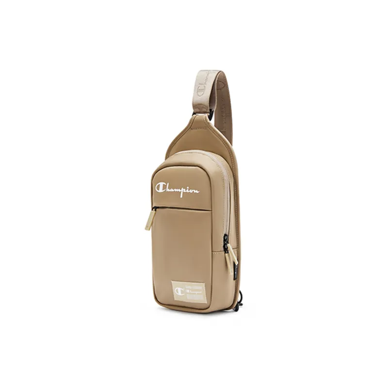 Champion Fabric Sling Bag Unisex Khaki/Dark Blue/Black-1