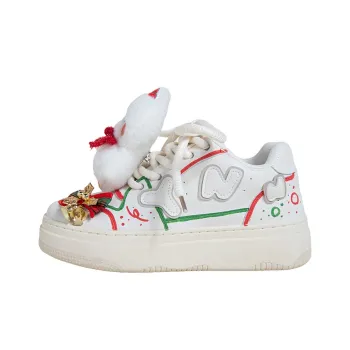 OYNN Young Baby Series Skateboard Shoes Women's Low Top Beige