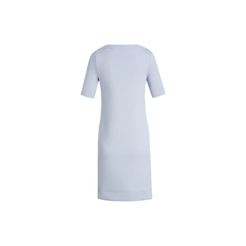 EMPORIO ARMANI Short Sleeved Dress Women's Light Gray Blue-1