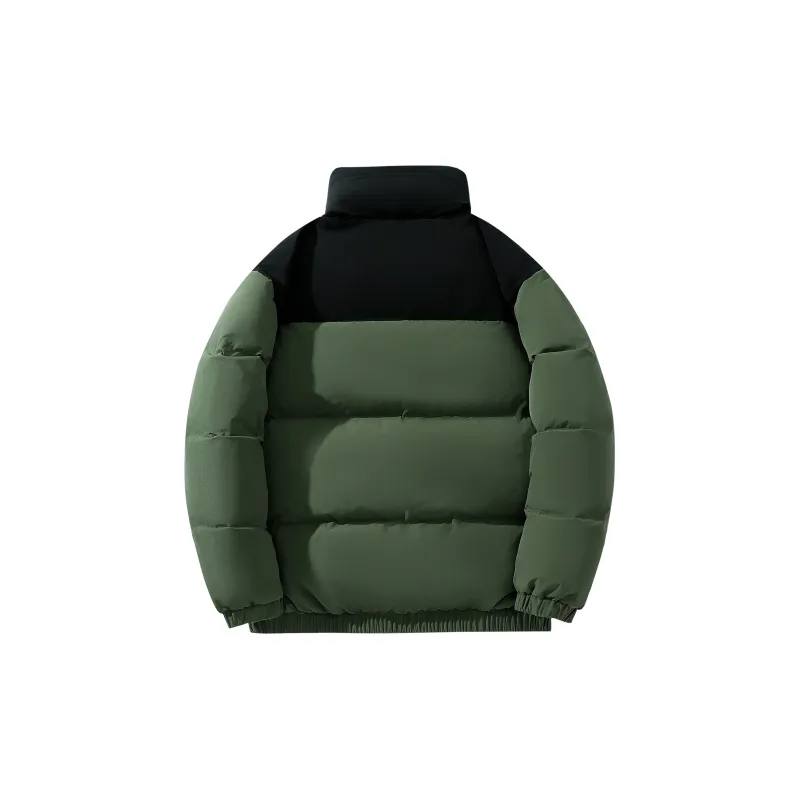YOUSHIQI Monogram Print Unisex Down Jacket-1