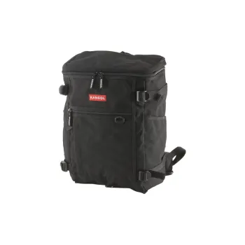 KANGOL Polyester Backpack Regular Unisex Black