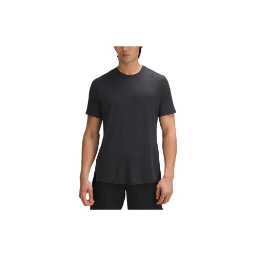 Lululemon T-Shirts Men Black/Graphite Gray/BLK/GGRE