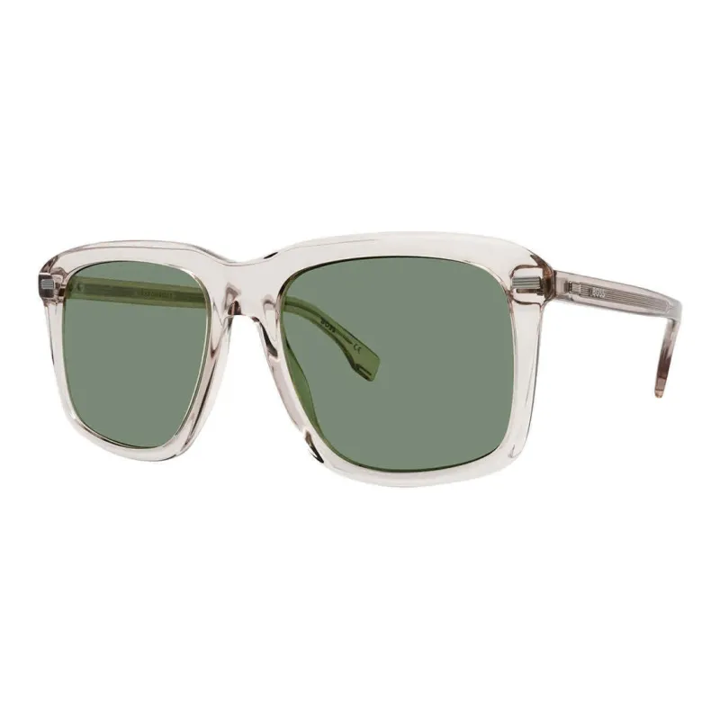 HUGO BOSS Plastic Irregular Shape Sunglasses Men's Gray-0