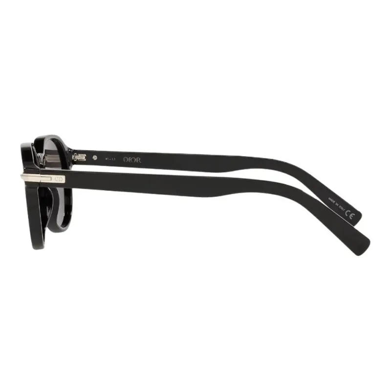 DIOR Acetate Irregular Shape Sunglasses Women's Black-2