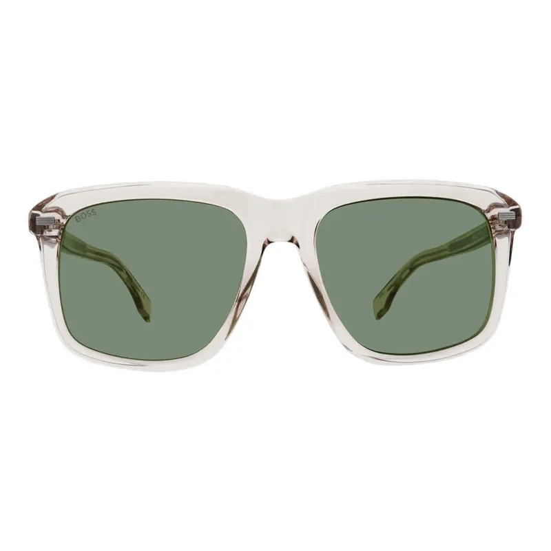 HUGO BOSS Plastic Irregular Shape Sunglasses Men's Gray-1