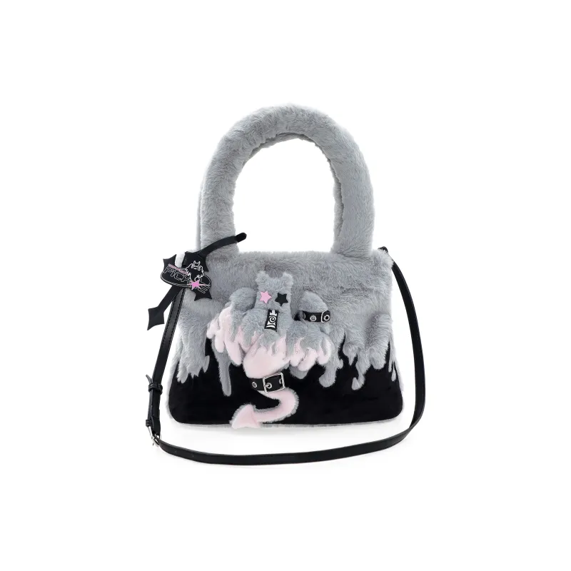 LBPC Liang Ban Kimchi Collaboration Polyester Tote Bag Shopping Bag Shoulder Bag Handbag Regular Unisex Pink-1