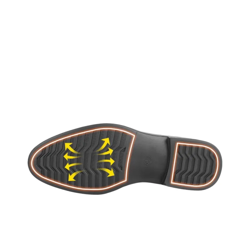 AOKANG Dress Shoes Men Low Top Black-3