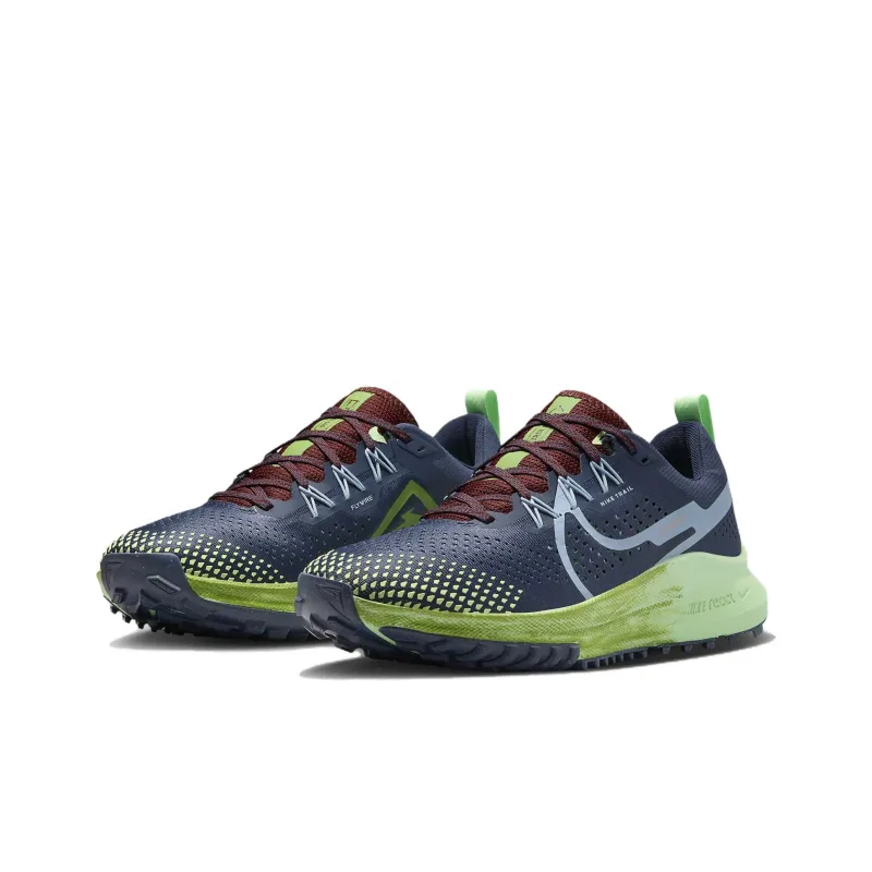 Nike React Pegasus Trail 4 Thunder Blue Chlorophyll Vapor Green Light Armory Blue Women's-2
