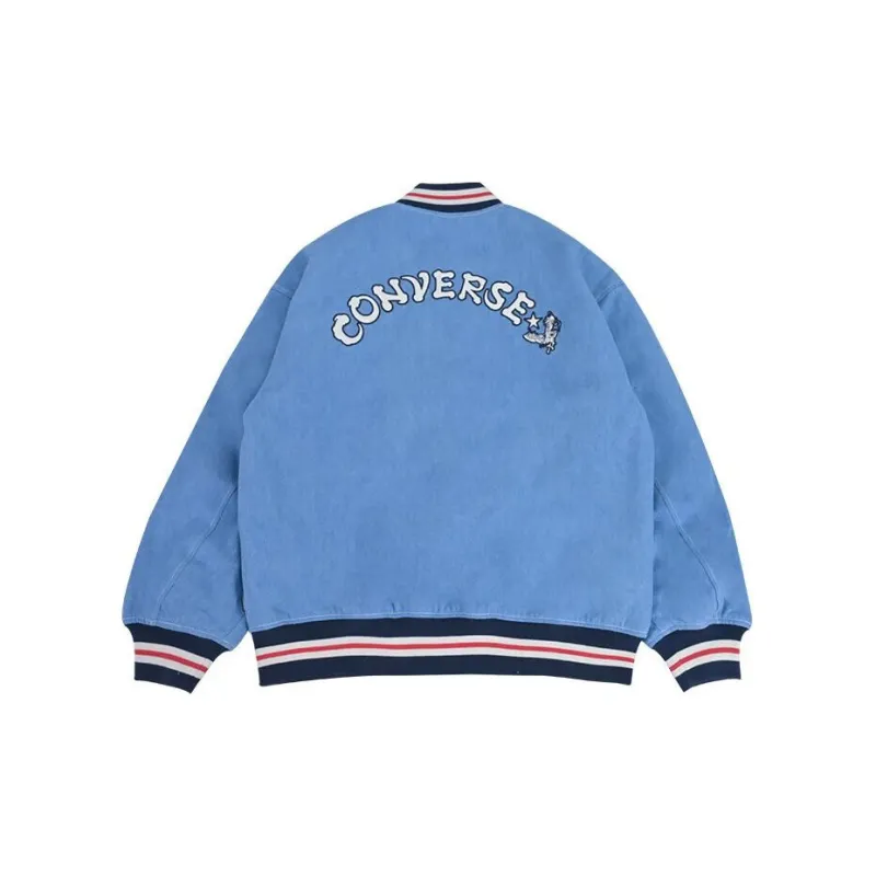 Converse FW23 Puffer Jacket Unisex Blue-1