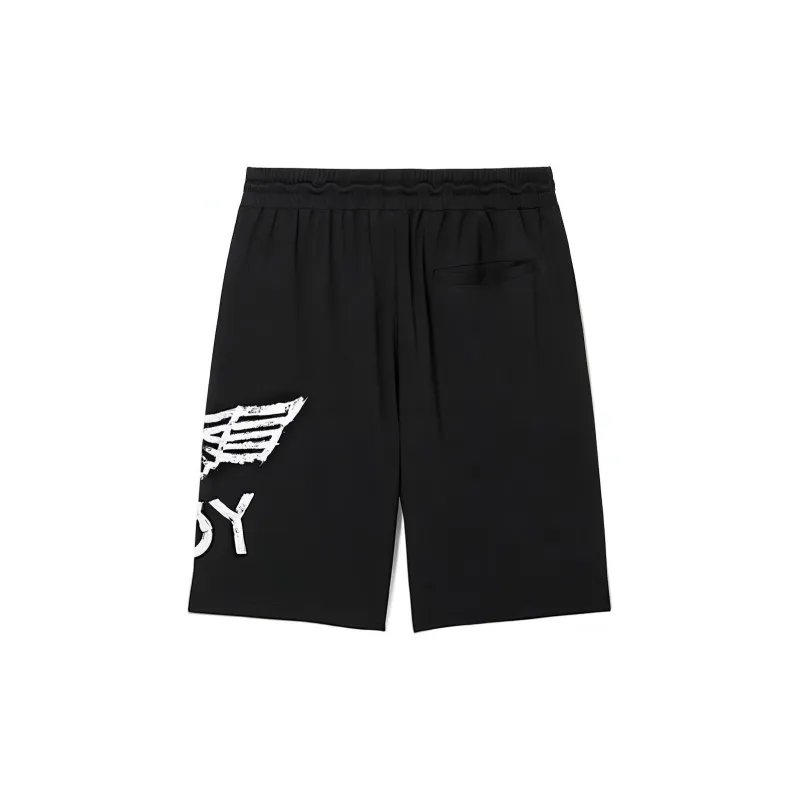 Boy London Casual Shorts Men Black White-1