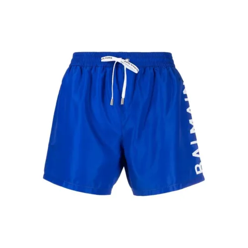 BALMAIN Swimming Shorts Men Blue