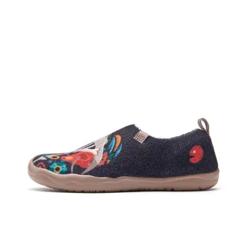 U.IN Painted Travel Shoes Toledo 1 Exploration Mauritius Collection Casual Shoes Unisex