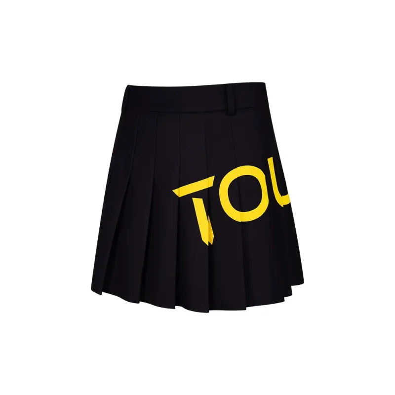 EUROPEAN TOUR Casual Short Skirts Fall Women's Black-1