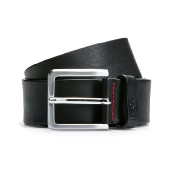 HUGO BOSS Leather Belts Men's Black 