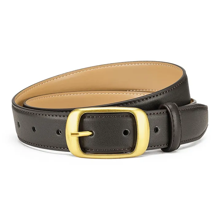 FAIRWHALE Unique Design Elegant Pin Buckle Waist Belt Women's Width 3.0CM-3