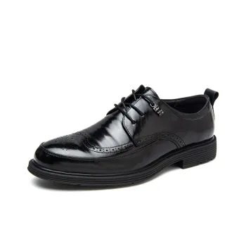 SHUPATE Dress Shoes Men Low-Top Black