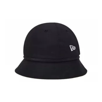 New Era Cotton Bucket Hats Unisex Black