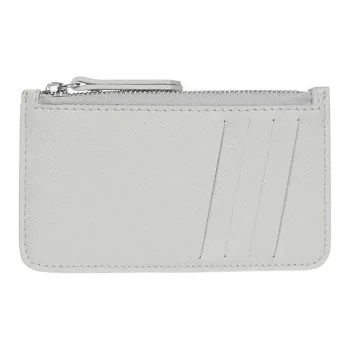 Maison Margiela Cow Leather Card Holder, Wallet Men's Gray