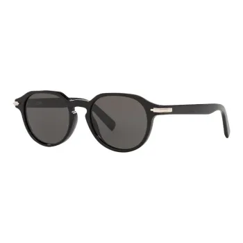 DIOR Acetate Irregular Shape Sunglasses Women's Black