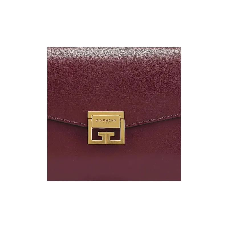 Givenchy GV3 Series Leather Handbag Shoulder Bag Women's Purple & Orange-3