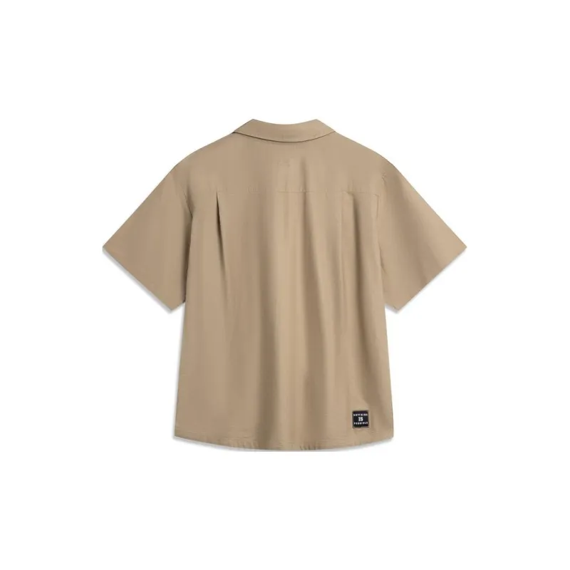 LiNing Weekend Youth Shirt Men's True Khaki-1