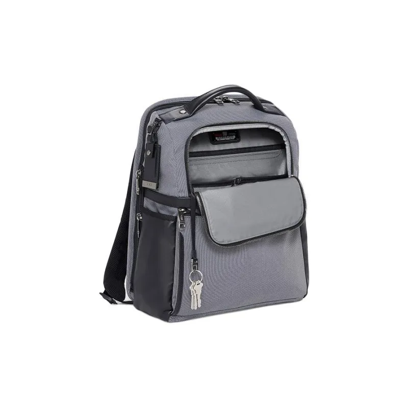 TUMI Alpha Polyester Backpack Medium Size Men's Meteor Gray-1