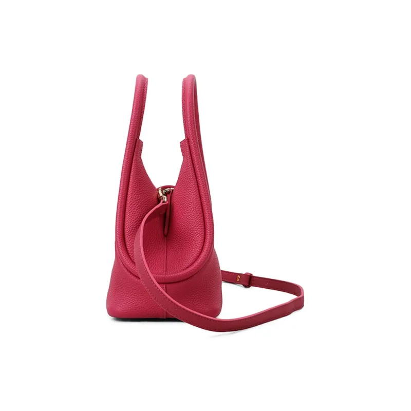 PIERRE CARDIN Cow Leather Shoulder Bag Regular Women's Black/Green/Brown/Red-24
