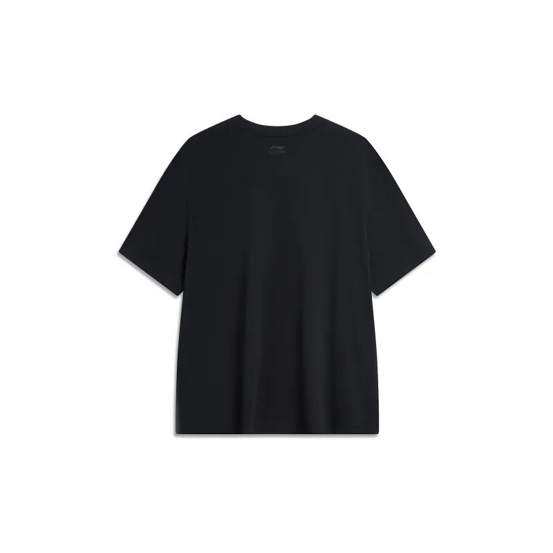 LiNing Weekend Youth Sports Fashion Collection T-Shirt Unisex Black-1