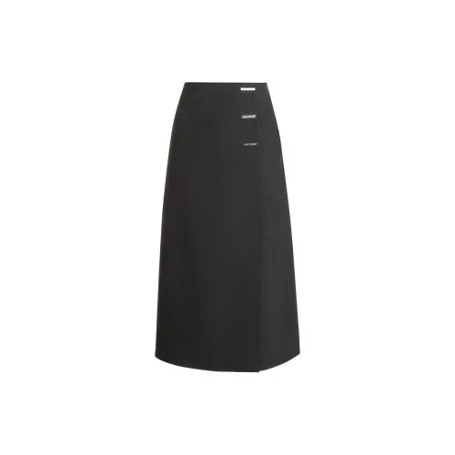 ARMANI EXCHANGE Casual Long Skirts Women's Black