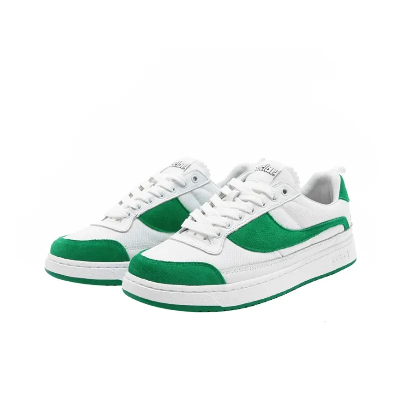 JACLAR Skateboard Shoes Unisex White Green-2