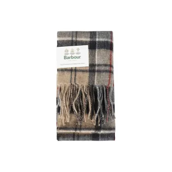 BARBOUR Knit Scarves Men's Gray