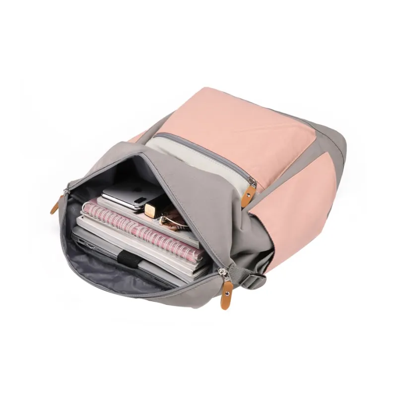 V.NINE Polyamide Laptop Bag Graduation Travel Backpack Large Size Unisex Multicolor-4