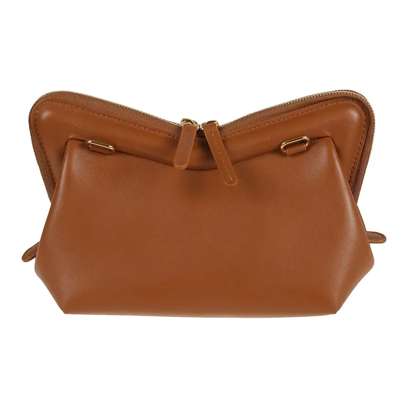MANSUR GAVRIEL Cow Leather Crossbody Bag Shoulder Bag Mini Women's Brown-2